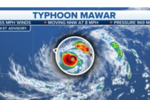 सुपर टाइफुन रागासा दक्षिण चीनतर्फ नजिकिँदै